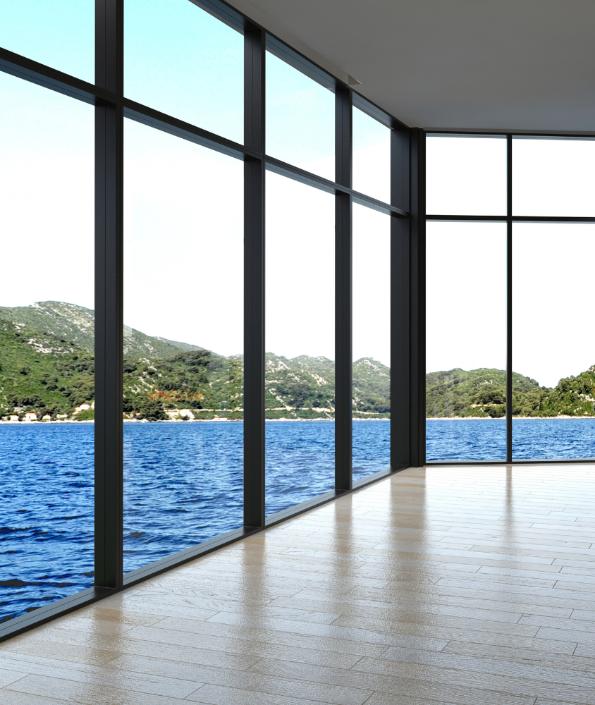 paredes de vidro em Fortaleza